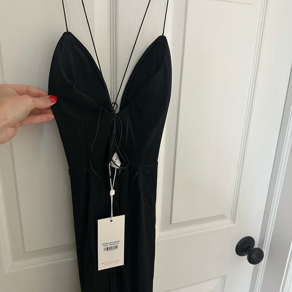 Hello Molly Dear Emilia Maxi Dress, Black, Subtle Shimmer - Picture 6 of 6